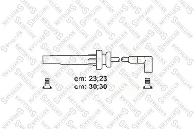 10-38410-SX STELLOX Комплект проводов зажигания