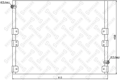 Конденсатор, кондиционер STELLOX 10-45157-SX