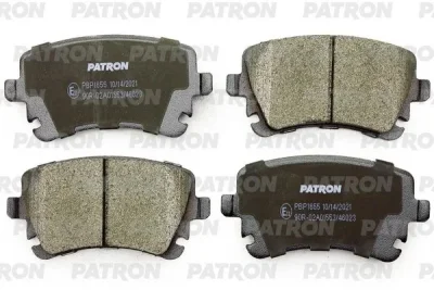 Комплект тормозных колодок, дисковый тормоз PATRON PBP1655
