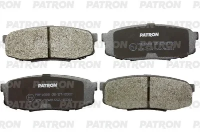 Комплект тормозных колодок, дисковый тормоз PATRON PBP1658