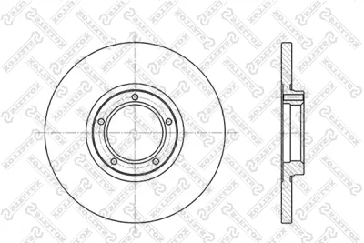 Тормозной диск STELLOX 6020-2523-SX