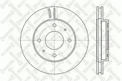 Тормозной диск STELLOX 6020-3010V-SX