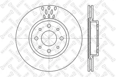 6020-9921V-SX STELLOX Тормозной диск