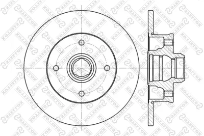 6020-9935-SX STELLOX Тормозной диск