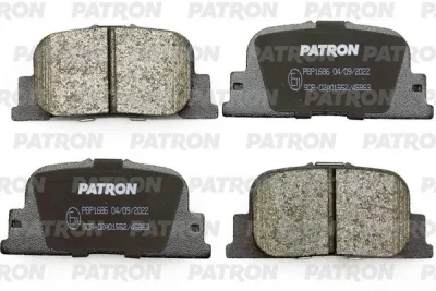 Комплект тормозных колодок, дисковый тормоз PATRON PBP1686