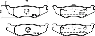 8DB 355 015-631 BEHR/HELLA/PAGID Тормозные колодки