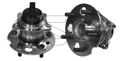 Комплект подшипника ступицы колеса GSP 9400121