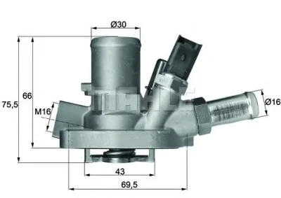 TI 147 80 BEHR/HELLA/PAGID Термостат