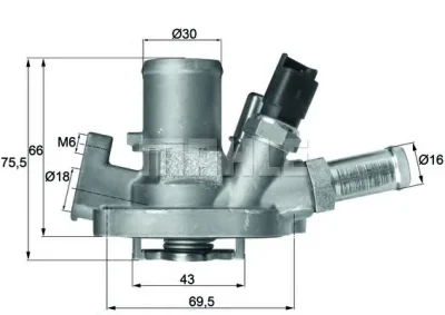 TI 151 80 BEHR/HELLA/PAGID Термостат