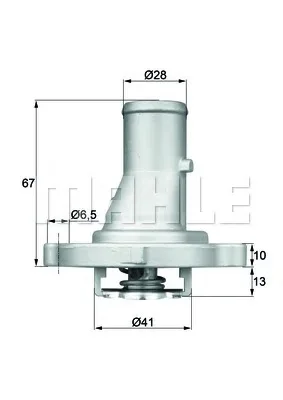 TI 68 87D BEHR/HELLA/PAGID Термостат