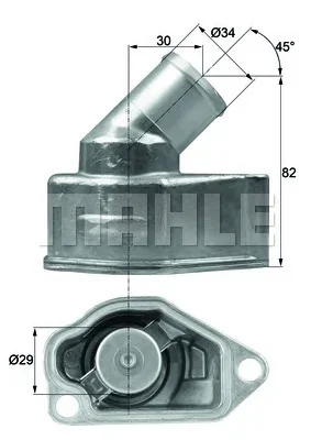 Термостат BEHR/HELLA/PAGID TI 9 92