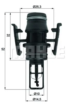 TSE 3 BEHR/HELLA/PAGID Датчик температуры охлаждающей жидкости