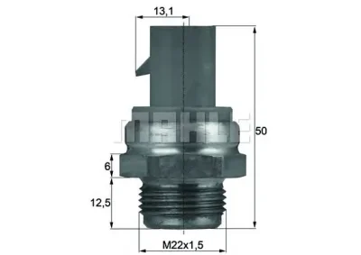 TSW 14D BEHR/HELLA/PAGID Датчик включения вентилятора радиатора