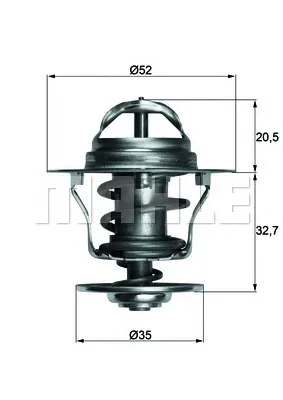 TX 12 88D BEHR/HELLA/PAGID Термостат