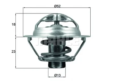 TX 175 95D BEHR/HELLA/PAGID Термостат