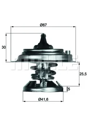 TX 29 80D BEHR/HELLA/PAGID Термостат