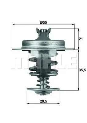 TX 67 83D BEHR/HELLA/PAGID Термостат