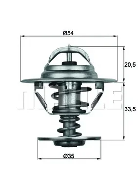 TX 8 88D BEHR/HELLA/PAGID Термостат