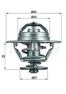 TX 93 79D BEHR/HELLA/PAGID Термостат