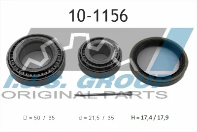 Комплект подшипника ступицы колеса IJS GROUP 10-1156