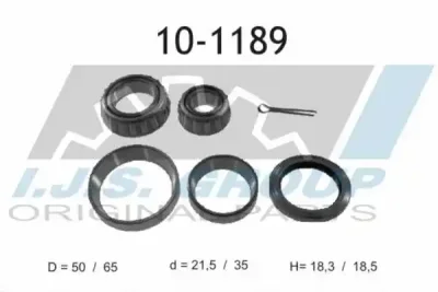 10-1189 IJS GROUP Комплект подшипника ступицы колеса