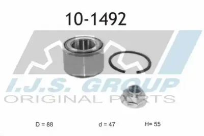 10-1492 IJS GROUP Комплект подшипника ступицы колеса