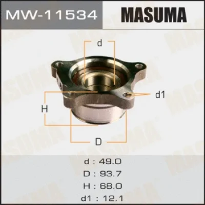 MW-11534 MASUMA Комплект подшипника ступицы колеса
