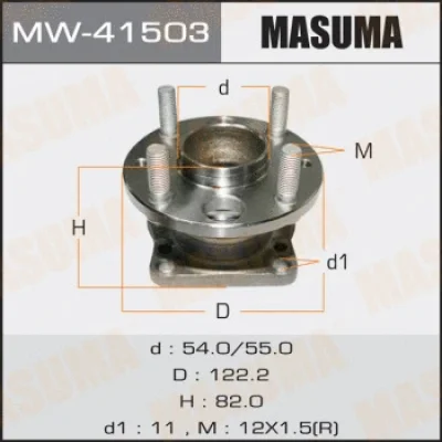 MW-41503 MASUMA Комплект подшипника ступицы колеса