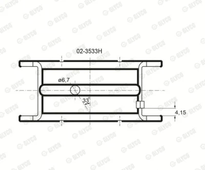 Подшипник GLYCO 02-3533H