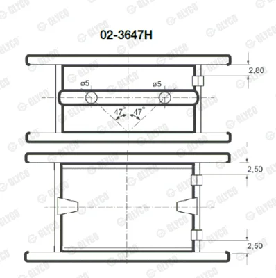 Подшипник GLYCO 02-3647H