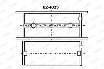 Подшипник GLYCO 02-4035H