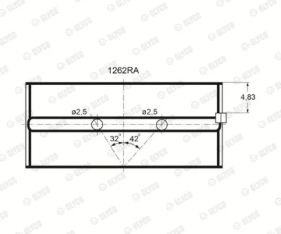 Подшипник GLYCO 1262RA