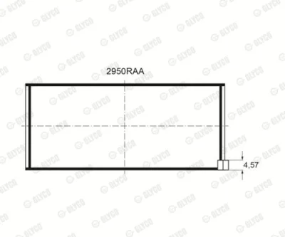 Подшипник GLYCO 2950RAA