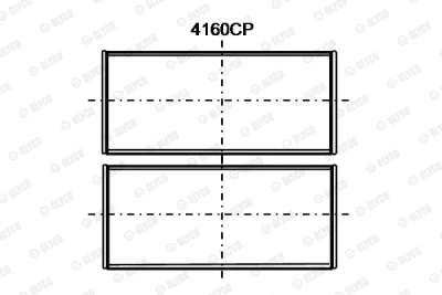 Подшипник GLYCO 4160CP