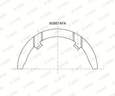 Подшипник GLYCO 60987AFA