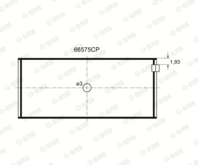 Подшипник GLYCO 66575CP