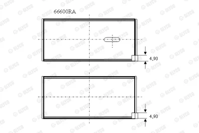 Подшипник GLYCO 66600RA