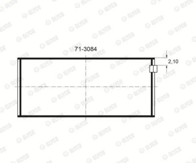 Подшипник GLYCO 71-3084