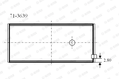 Подшипник GLYCO 71-3639