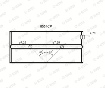 Подшипник GLYCO 8054CP