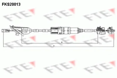 FKS20013 FTE Трос (тросик) сцепления