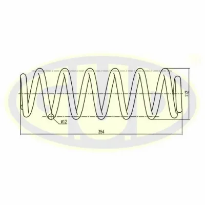 Пружина ходовой части G.U.D GCS282918
