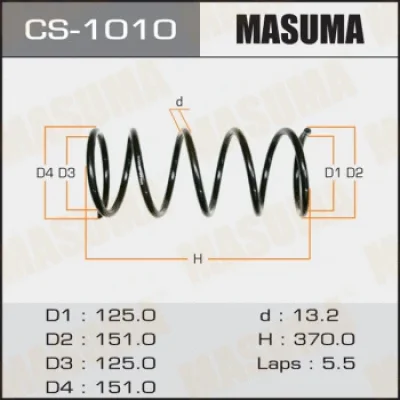 CS-1010 MASUMA Пружина ходовой части