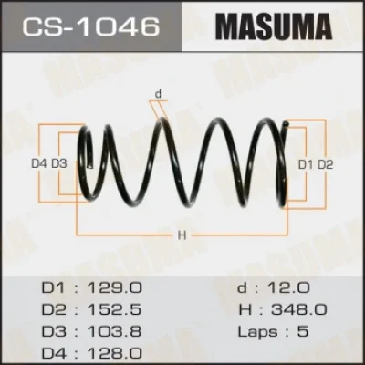 Пружина ходовой части MASUMA CS-1046