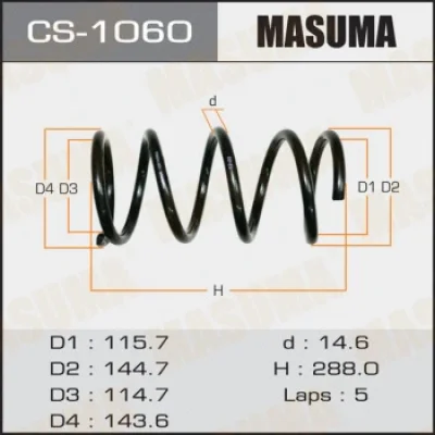 Пружина ходовой части MASUMA CS-1060