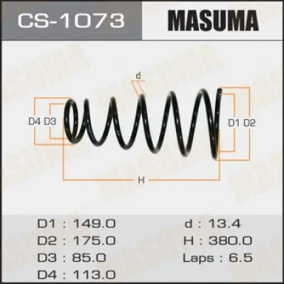 Пружина ходовой части MASUMA CS-1073