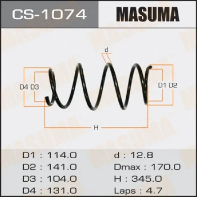 Пружина ходовой части MASUMA CS-1074