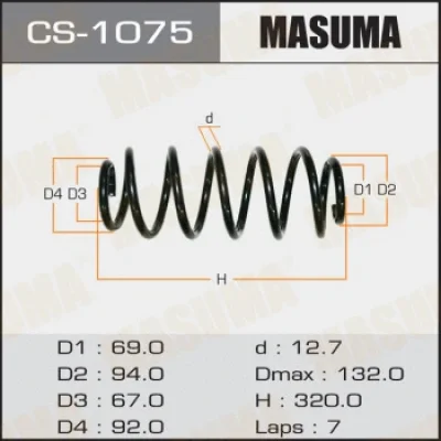 Пружина ходовой части MASUMA CS-1075
