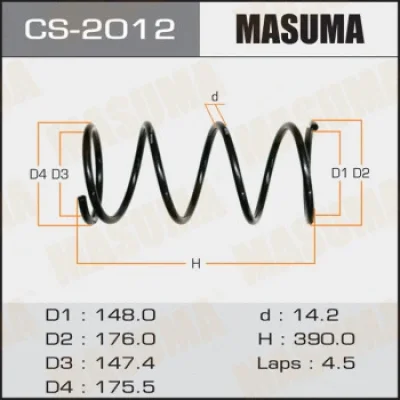 Пружина ходовой части MASUMA CS-2012