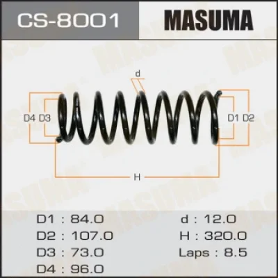 Пружина ходовой части MASUMA CS-8001